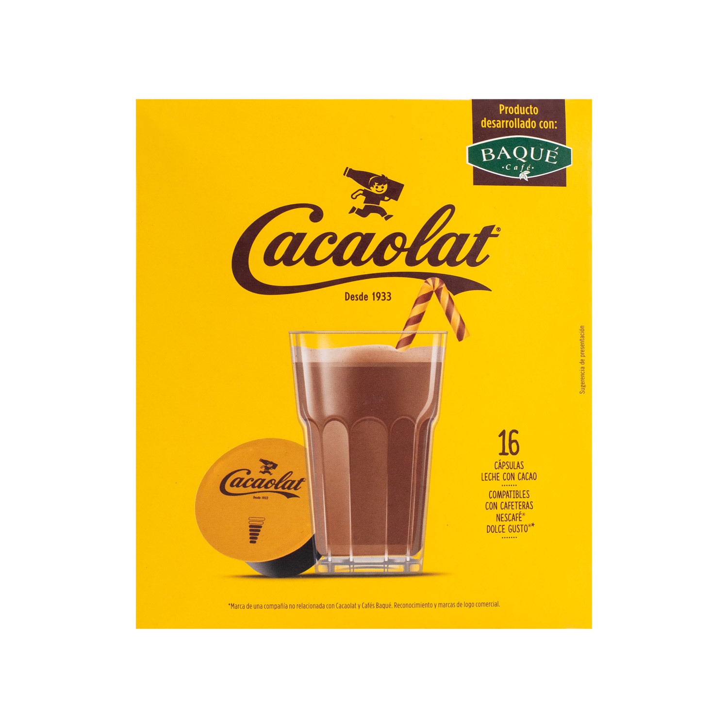 Cápsulas de chocolate compatibles con Dolce Gusto®