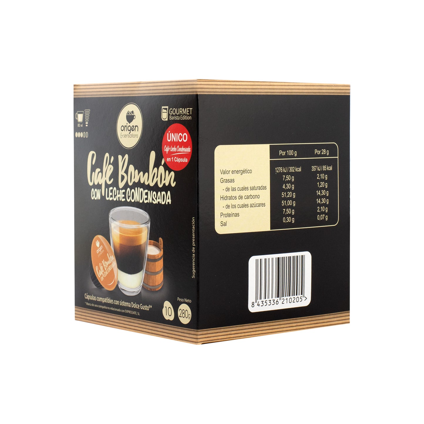 Cápsulas de Café Bombón