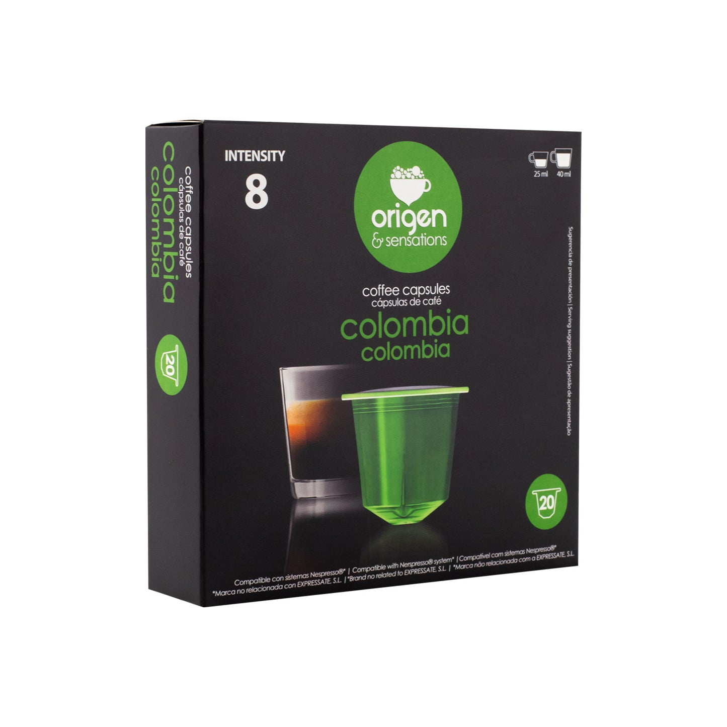 Cápsulas de Café Colombia