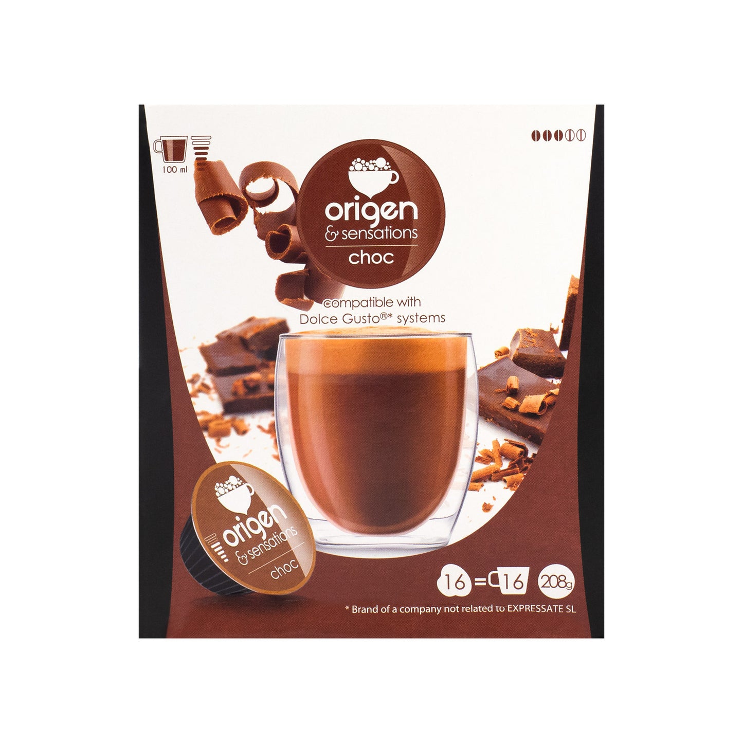 Cápsulas de Chocolate Caliente