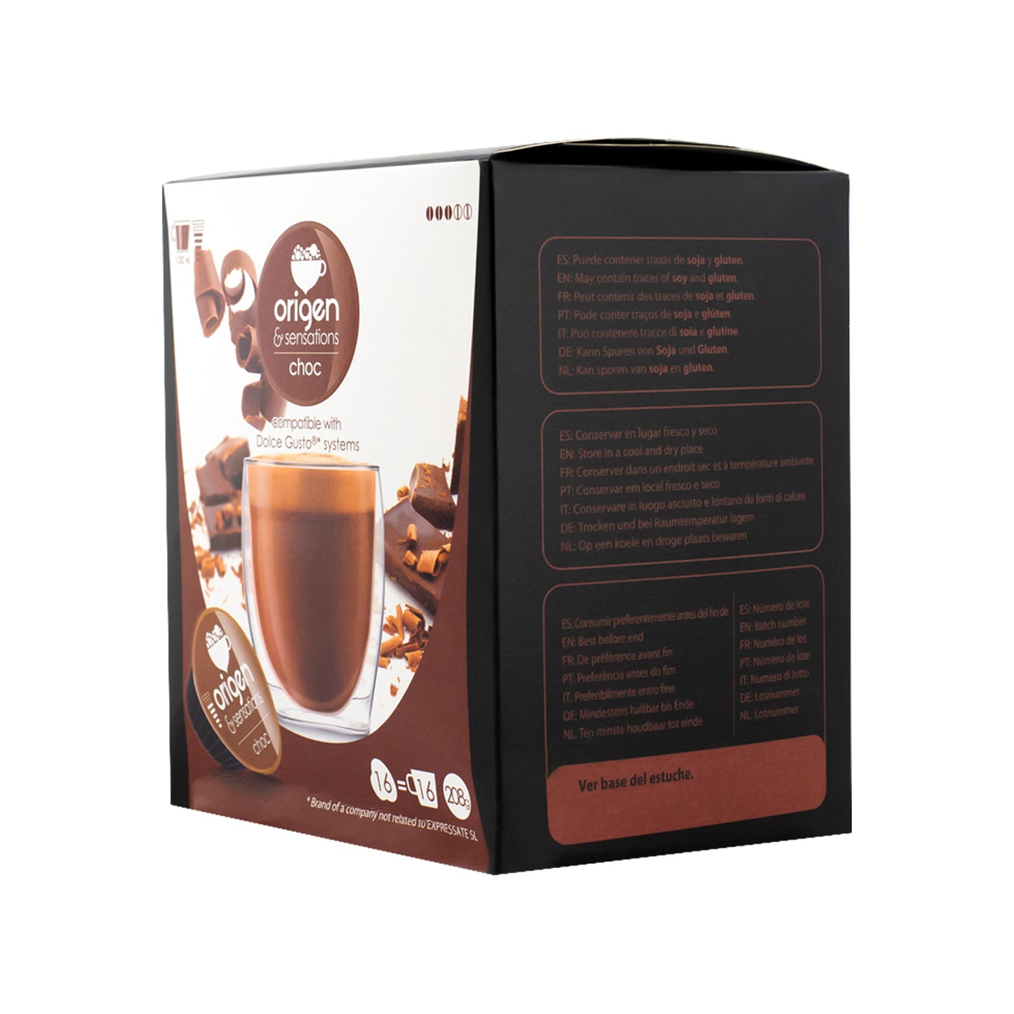 Cápsulas de Chocolate Caliente