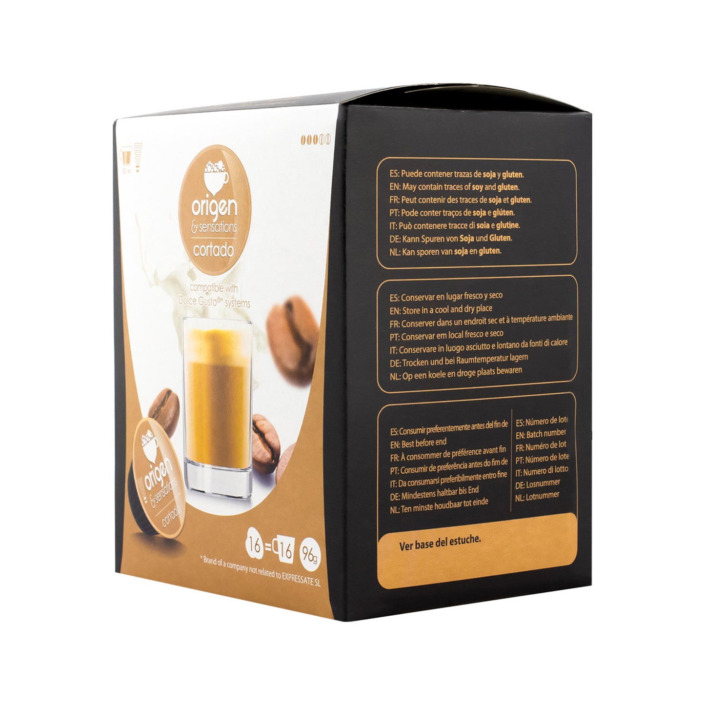 Cápsulas de Café Cortado
