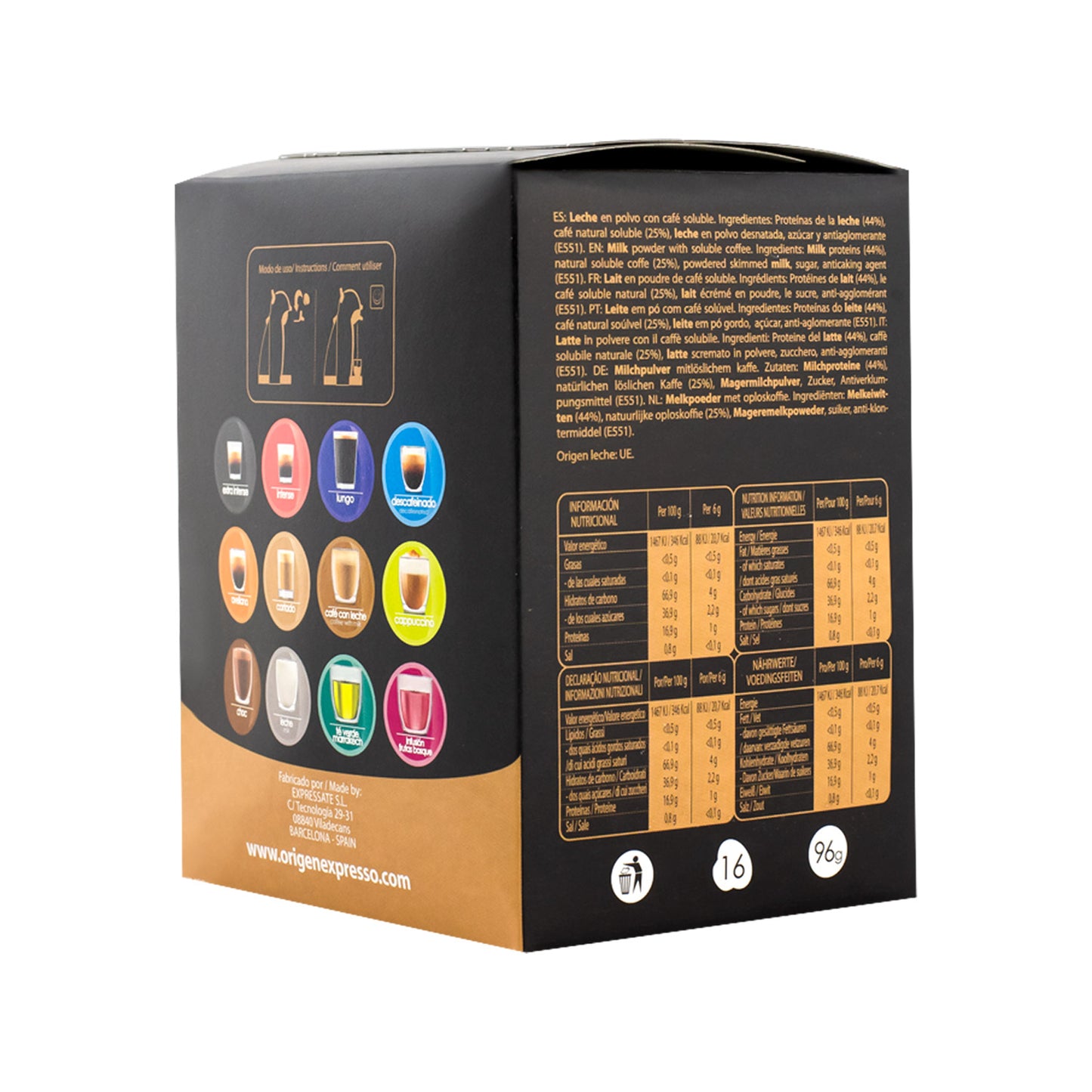 Cápsulas de Café Cortado