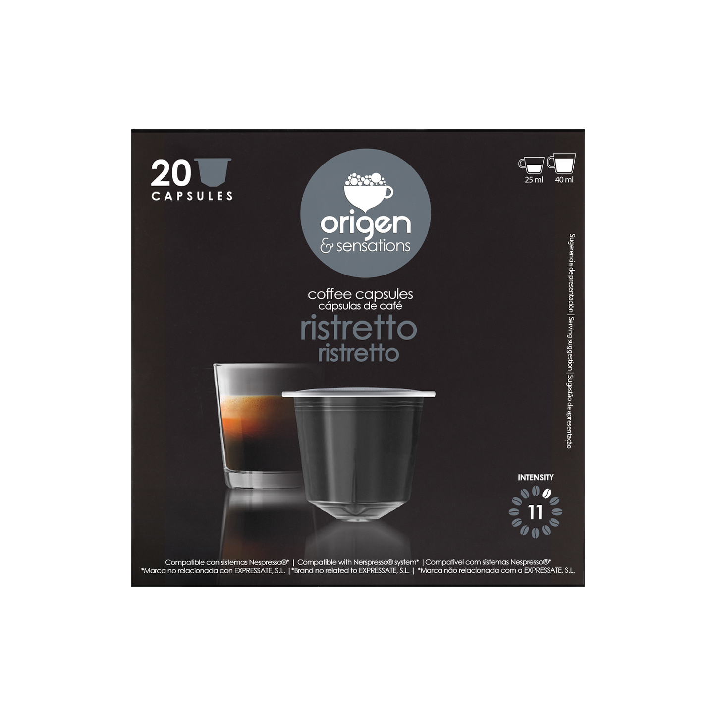 Cápsulas de Café Ristretto