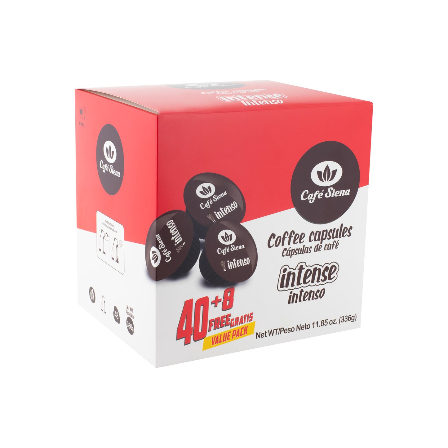 Cápsulas de Café Intenso (48 caps) · Café Siena