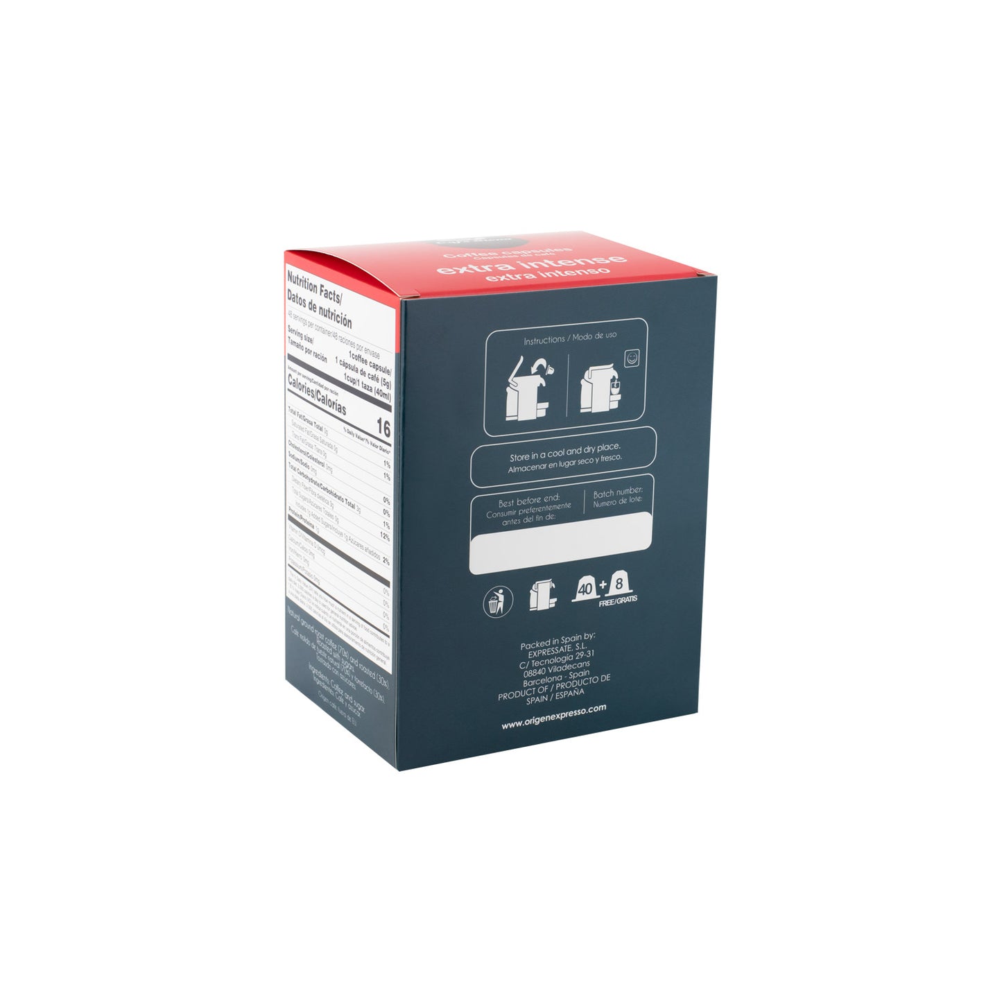 Cápsulas de Café Extra Intenso (48 caps) · Café Siena