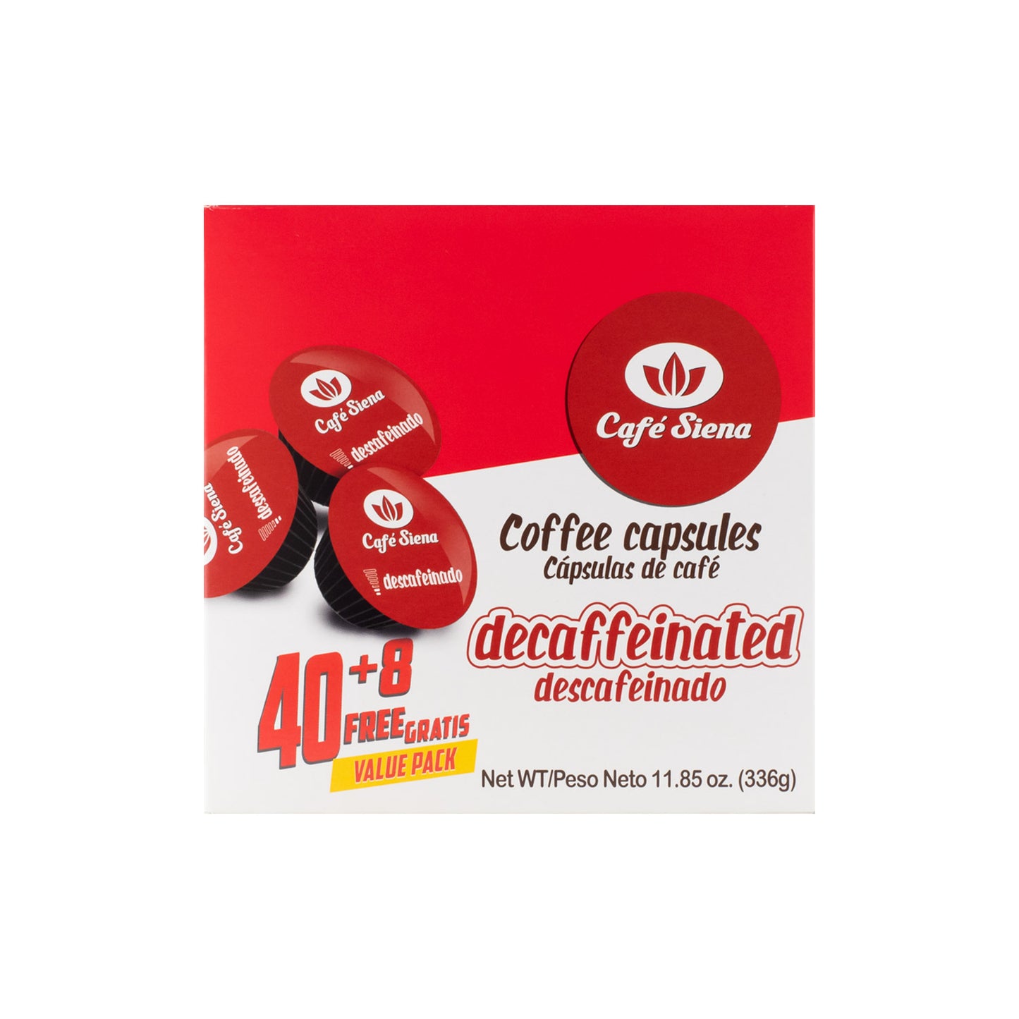 Cápsulas de Café Descafeinado (48 caps) · Café Siena