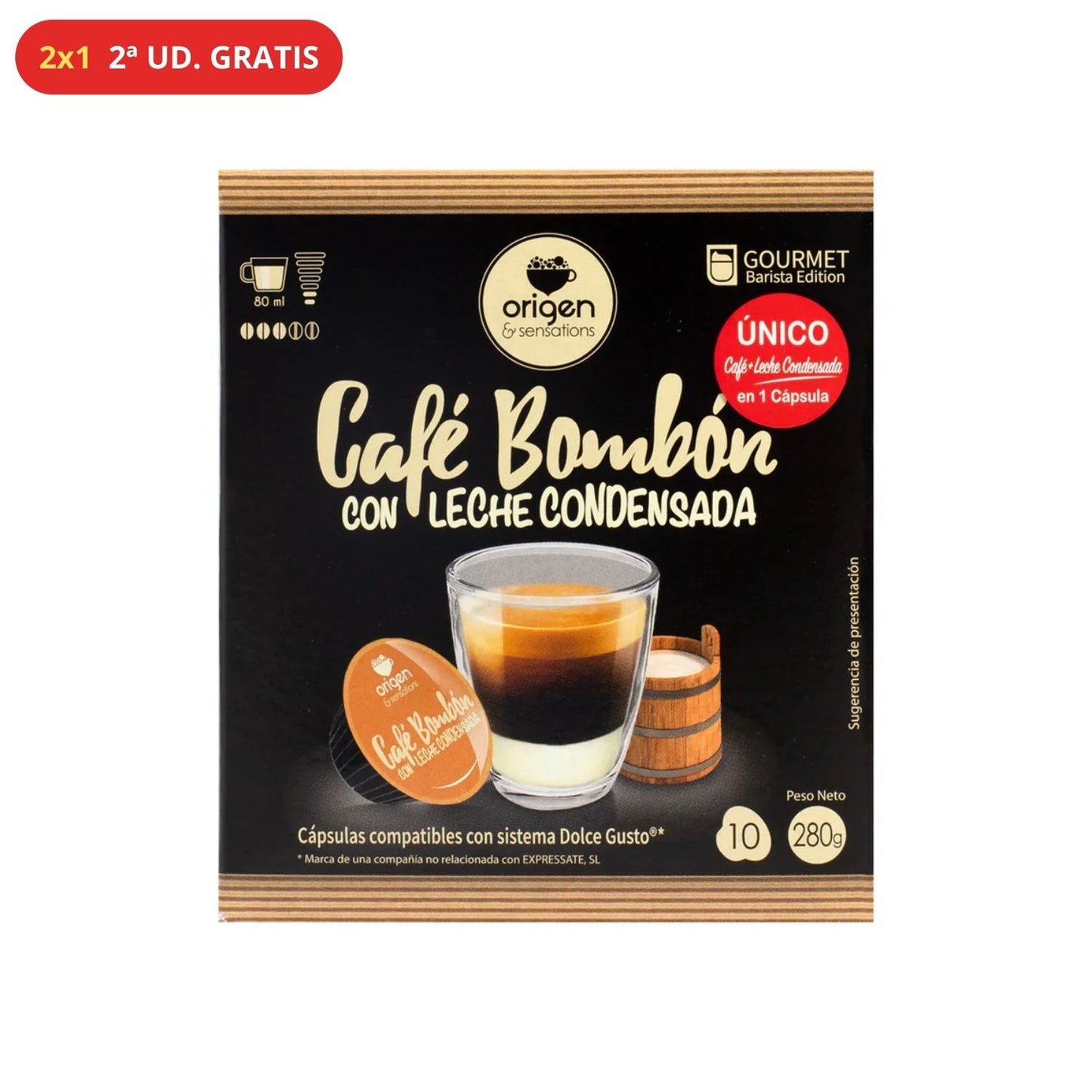 Cápsulas de Café Bombón