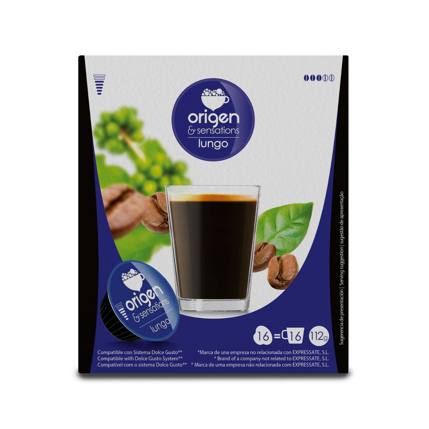Cápsulas de Café Lungo